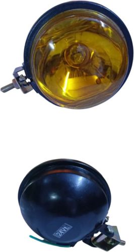 Polished Metal Halogen Fog Lamp 100mm For Off Highway Vehicles