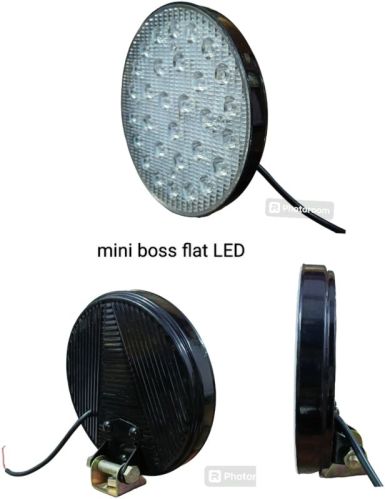 Minar Polished Steel Mini Boss Flat 30LED For Automobile