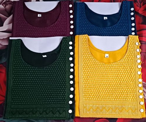 Ladies Cotton Kurtis, Color : Multicolor