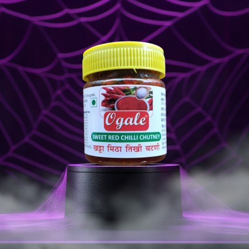 Ogale Sweet Red Chilli Chutney, Packaging Type : Glass Bottle