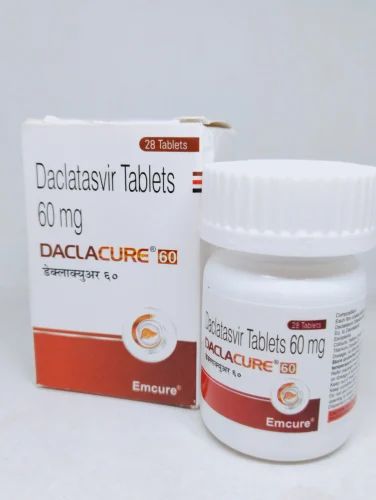 Daclacure Daclatasvir Tablets, Packaging Type : Strips