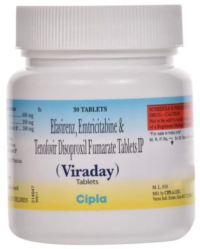 Viraday Tablets For Used To Treat HIV Infection