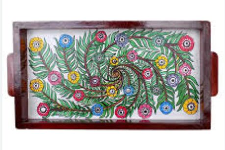 Wooden Tray, Color : Multi Colour