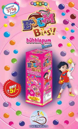 Bubble Gum Flavour Gems, Packaging Type : Box