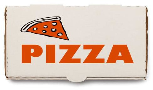 Printed Kraft Paper Pizza Box, Shape : Rectangle