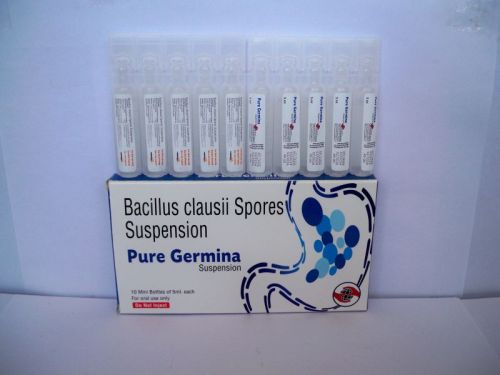 Pure Germina Bacillus Clausii Spores Suspension For Clinical, Hospital, Personal