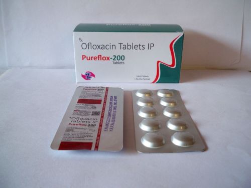 Ofloxacin 200mg Tablets For Pharmaceuticals, Clinical, Hospital