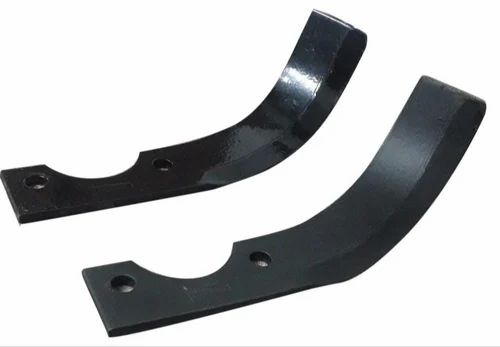 Mild Steel Rotary Power Weeder Blade, Color : Black for Agriculture Use