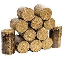 Hard Industrial Biomass Briquettes, Shape : Round