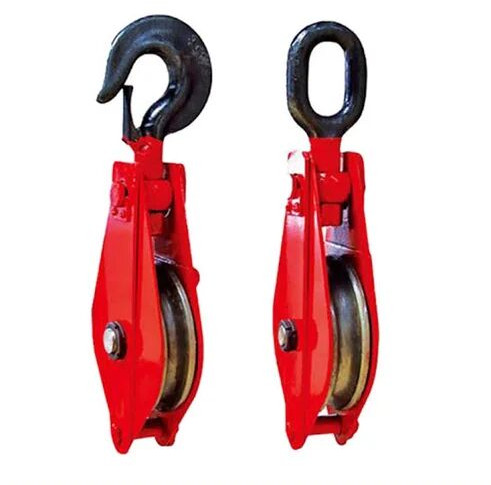 Polished Hydraulic Manilla Rope Pulley Block For Weight Lifting