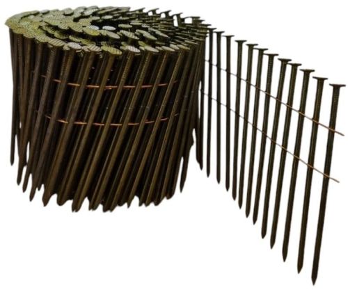 Iron Yellow Coated Coil Nails For Fittings