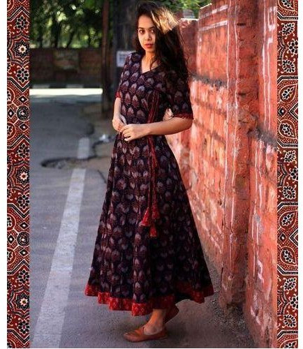 Printed Cotton Ethnic Kurti, Gender : Female