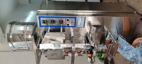 Stainless Steel Electric Fully Automatic Water Pouch Packing Machine, Weight : 500-1000kg