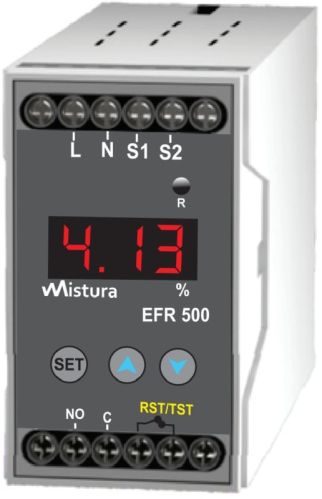 Din Rail Mounting Earth Fault Relay - (without Cbct)