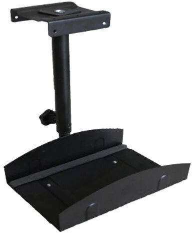 Mild Steel CPU Holder Swivel, Color : Black