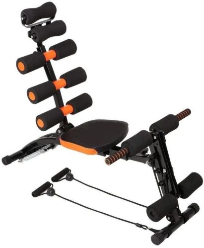 IRIS Polished Iron Six Pack ABS Machine, Color : Black