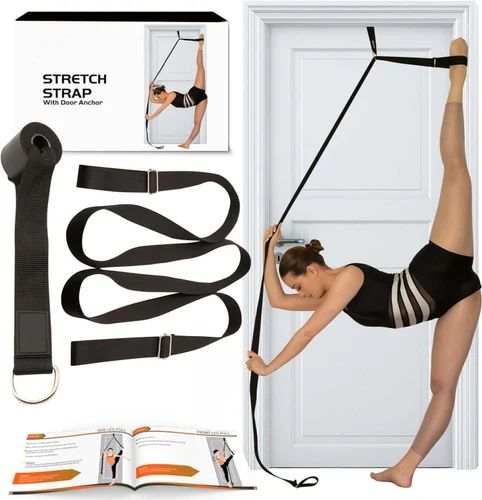 IRIS Polyster Stretching Strap, Color : Black