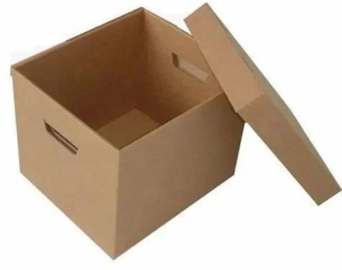Plain Corrugated Panel Folder Box For Food Packaging, Shipping