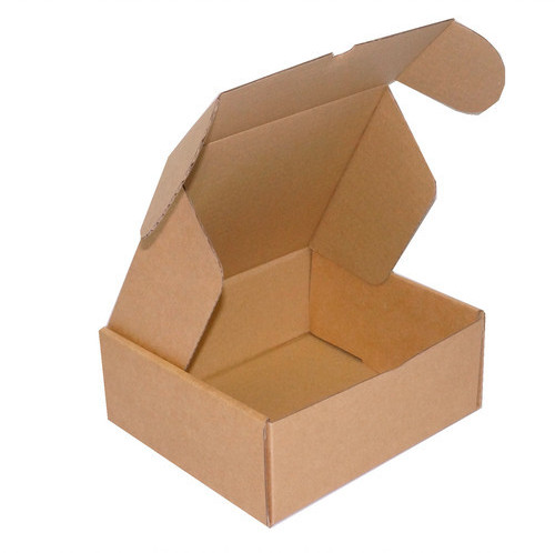 Plain Kraft Paper Folding Carton Box, Box Capacity : 6-10Kg