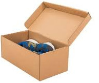 Plain Corrugated Shoe Box, Shape : Rectangular