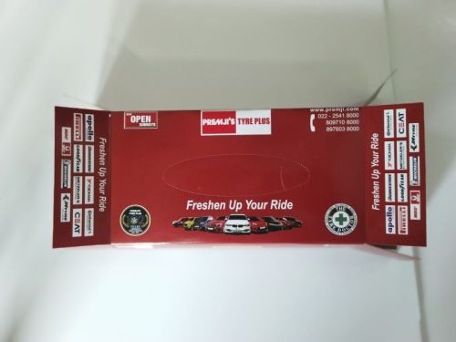Facial Tissues Paper Box, Shape : Rectangular