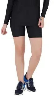Polyester Plain Ladies Compression Shorts, Technics : Machine Made