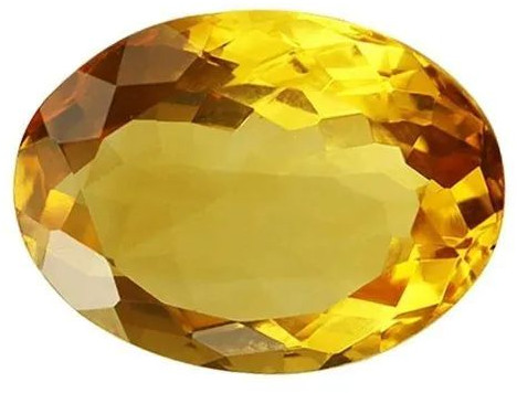 Polished Citrine Gemstone For Jewellery Making