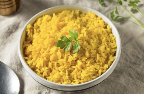 Ready To Eat Yellow Steamed Rice For Human Consumption