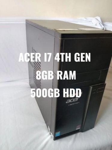 Acer Desktop Computer, Color : Black