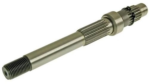 Metal Output Shaft, Shape : Cylendrical, Round for Automotive Use