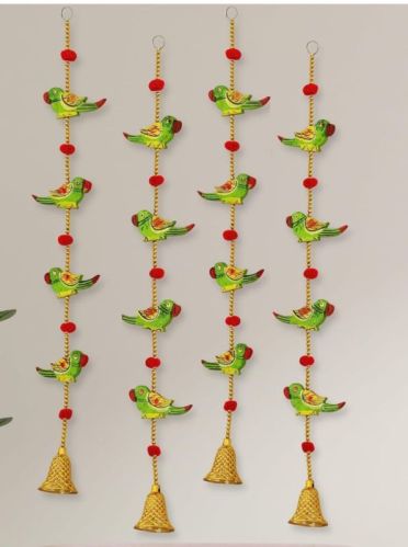 Khalidhandicraft Parrot Bell Hanging