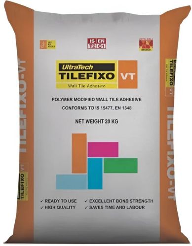 UltraTech Tilefixo VT Tile Adhesives, Bag, 20 Kg