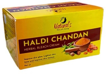 60gm Haldi Chandal Bleach Cream, Packaging Size : 50gm, Packaging Type : Box, Gender : Female
