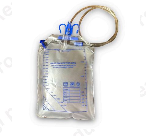 PVC Printed Urine Collection Bag 2000ML, 2000ml