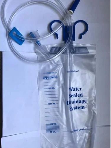 PVC Water Sealed Drainage Bag For Hospital/Clinical