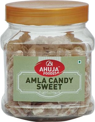 Ahuja Foods Amla Sweet Candy, Packaging Type : Plastic Jar