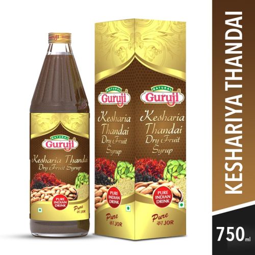 Kesharia Thandai Dry Fruit Syrup For Shakes, Making Sweet Dish