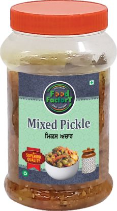 Food Factory Mixed Pickle, Packaging Type : Plastic Jar