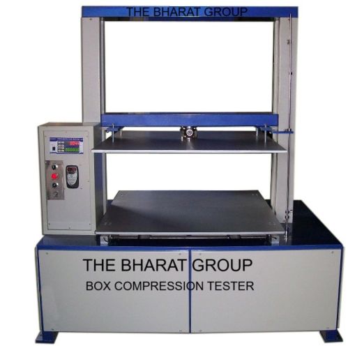 45Hz Corrugated Box Compression Tester, Color : Grey, Blue