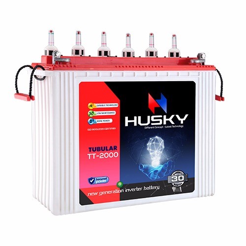 Power Coated Lead Husky Tubular Battery, Shape : Circular