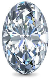 0.18 Carat Oval Diamond For Jewellery Use