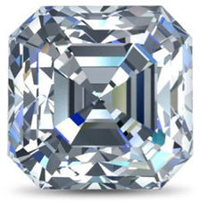 0.30 Carat Asscher Diamond For Jewellery Use