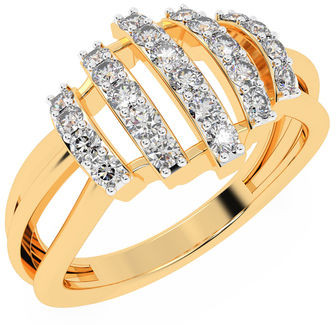 Five Strap Design Diamond Ring