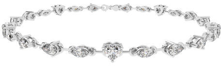 Three Shape Combination Lab Grown Diamond Bracelet