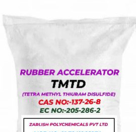 Tetra Methyl Thiuram Disulfide (TMTD), CAS No. : 137-26-8