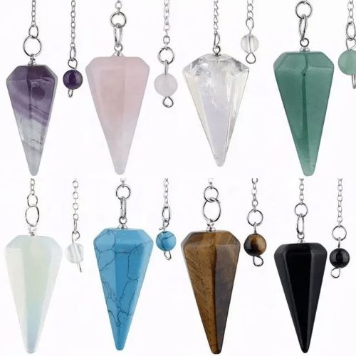 Polished Agate Pendulum Pendant For Jewellery
