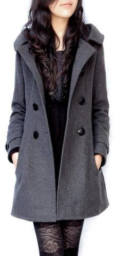 Plain Cotton Ladies Long Coat, Sleeve Type : Full Sleeves