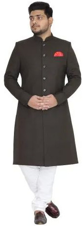 Plain Party Wear Mens Sherwani