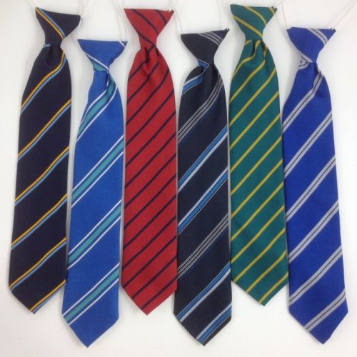 Cotton Stripes School Tie, Gender : Unisex