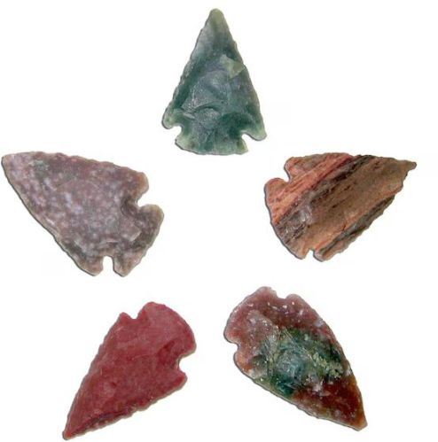 Gemstone 1 Inch Arrowheads, Color : Multicolour